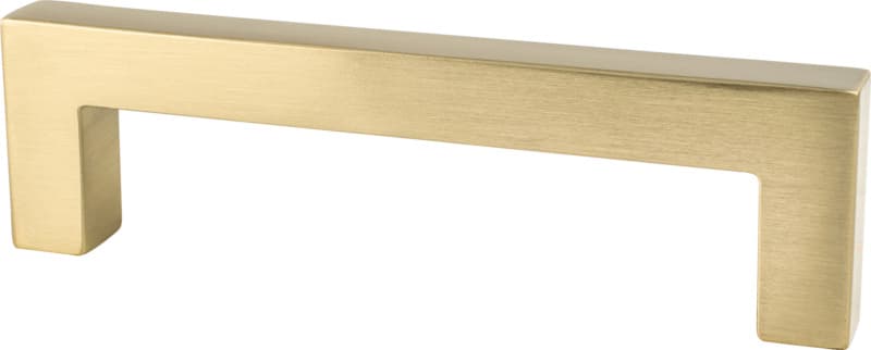 3-25/32" Square Pull, Satin Champagne