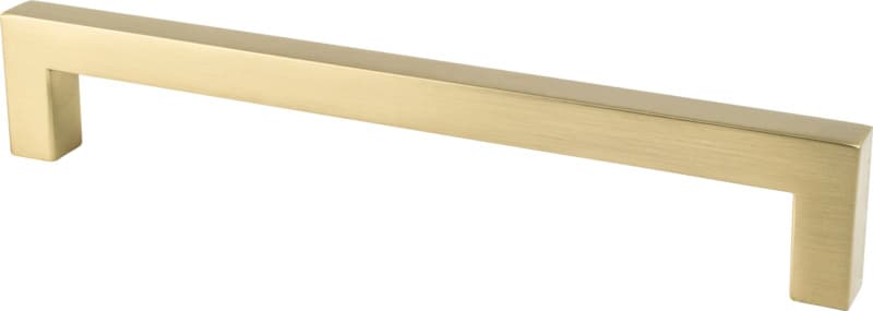 6-5/16" Square Pull, Satin Champagne