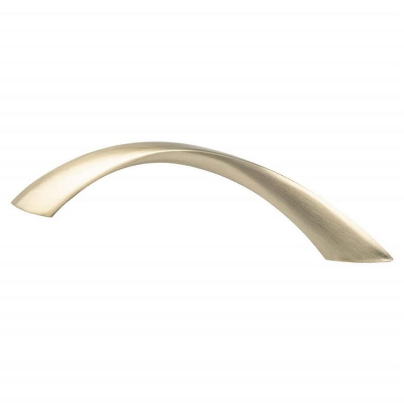 3-25/32" Contemporary Advantage Five Twisted Arch Pull, Champagne