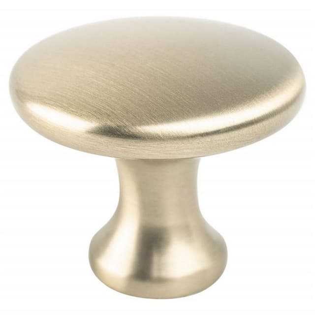 1-1/8" Advantage-5 Narrow Round Knob, Champagne