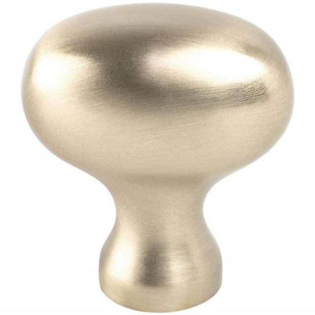 1-1/8" Advantage-3 Oval Knob, Champagne