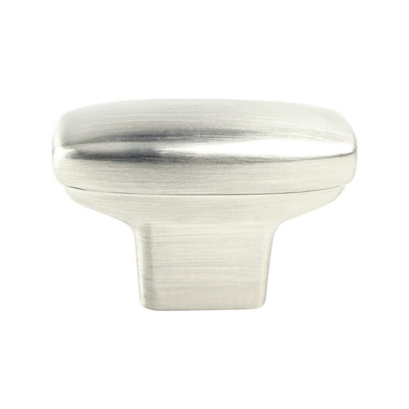 1-7/16" Advantage-1 Rounded Rectangle Knob, Brushed Nickel