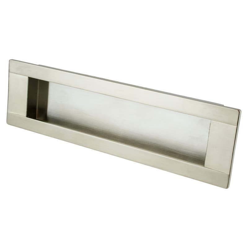 6-5/16" Seize Flush Pull, Brushed Nickel