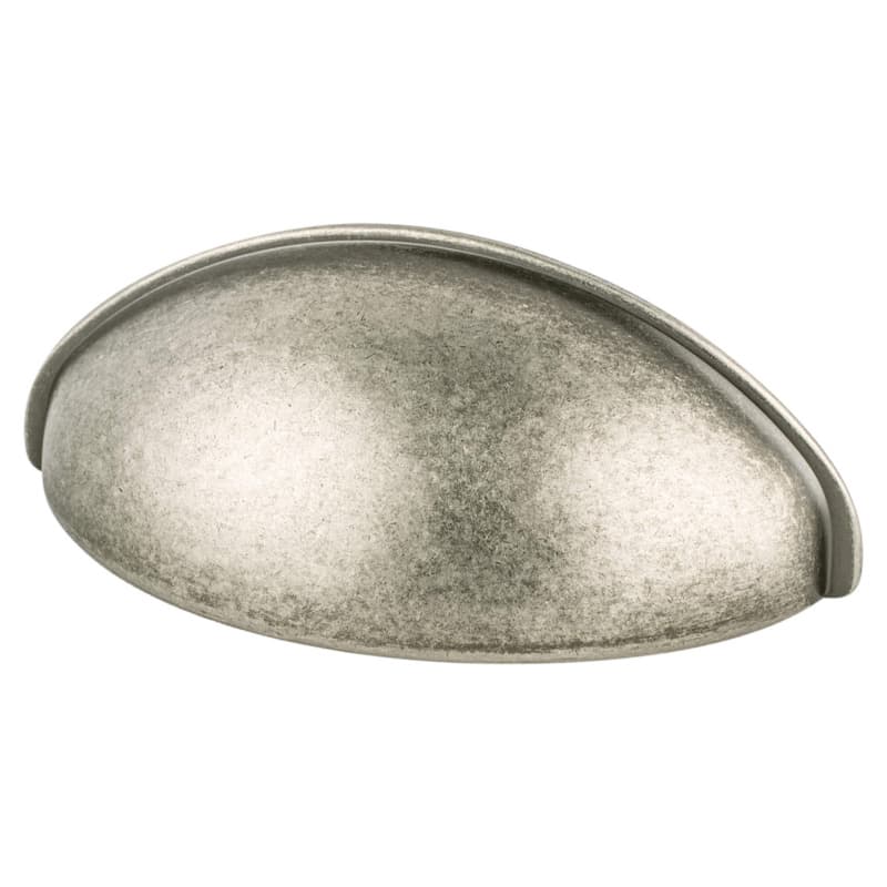 2-1/2" Advantage Plus-3 Cup Pull, Weathered Nickel, 3-3/16" Length