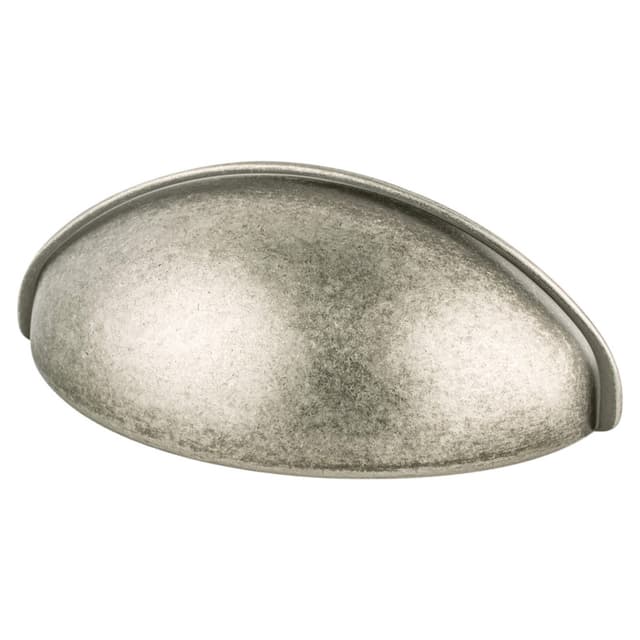 2-1/2" Advantage Plus-3 Cup Pull, Weathered Nickel, 3-3/16" Length
