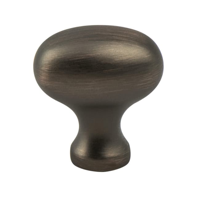 34mm Advantage Plus-3 Oval Knob, Verona Bronze, 1-5/16" Length