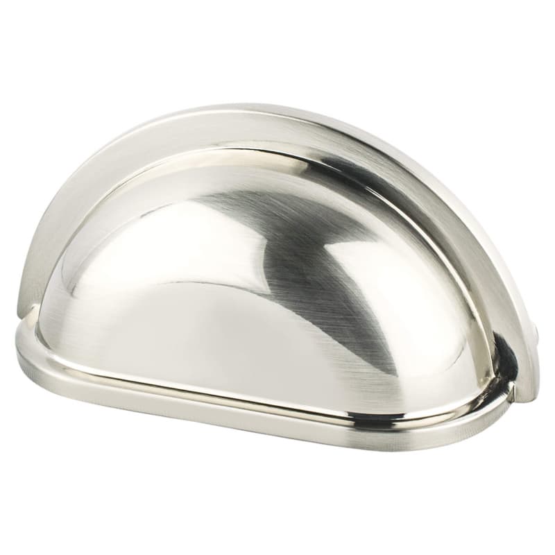 3" Advantage Plus-5 Cup Pull, Brushed Nickel
