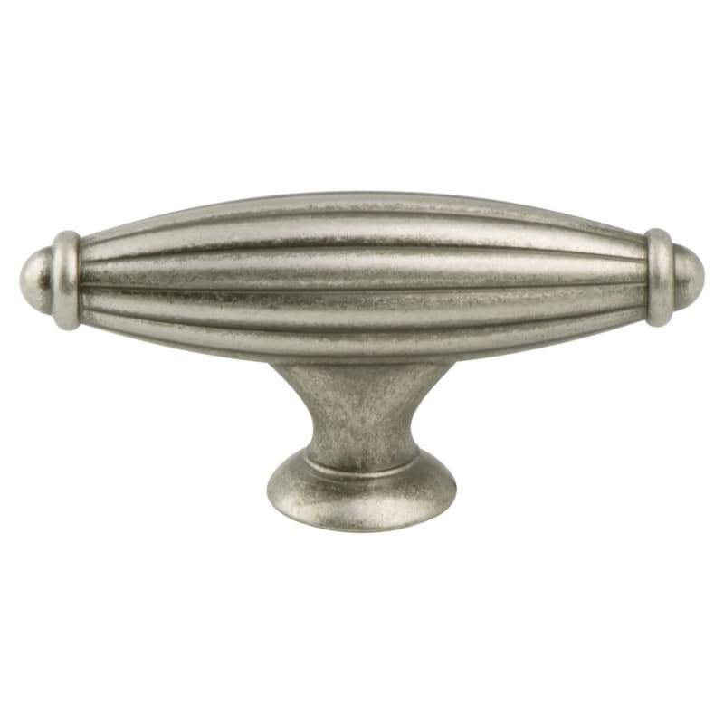 2-3/8" Advantage Plus-5 Fluted Knob, Weathered Nickel