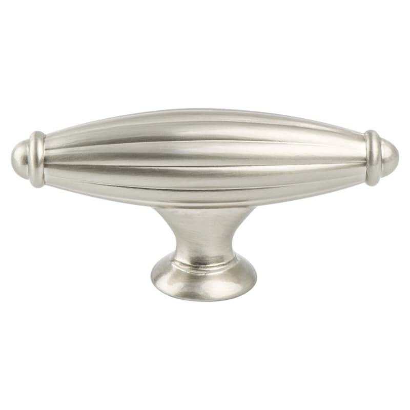 2-3/8" Advantage Plus-5 Fluted Knob, Brushed Nickel