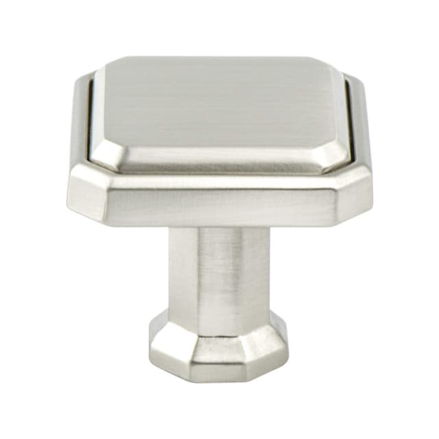 1-3/16" Harmony Square Knob, Brushed Nickel