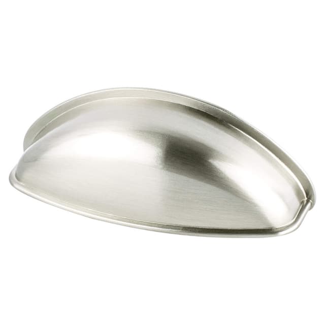 2-1/2" Euro Moderno Cup Pull, Brushed Nickel