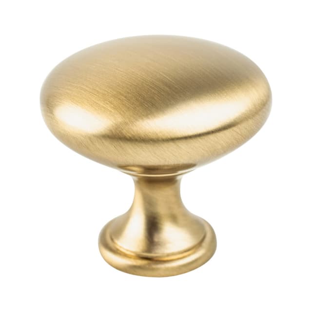 1-1/8" Berenson Round Knob, Modern Brushed Gold