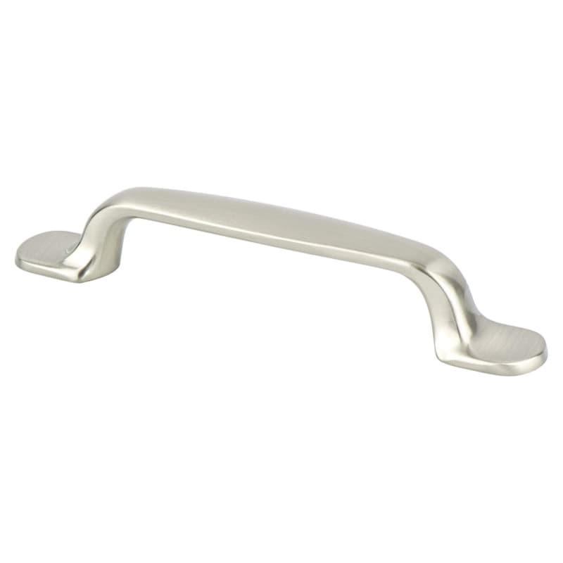 96mm Euro Moderno Handle Pull, Brushed Nickel