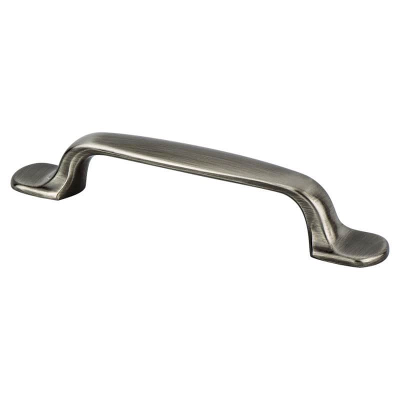 96mm Euro Moderno Handle Pull, Brushed Black Nickel