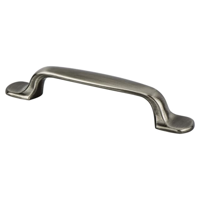 96mm Euro Moderno Handle Pull, Brushed Black Nickel