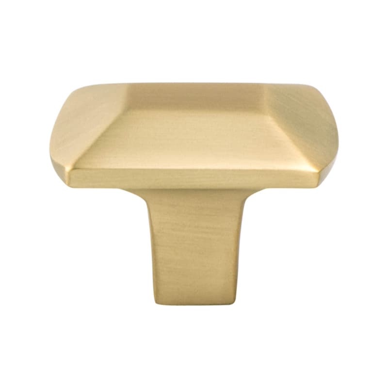 1-7/16" Laura Geometric Knob, Modern Brushed Gold