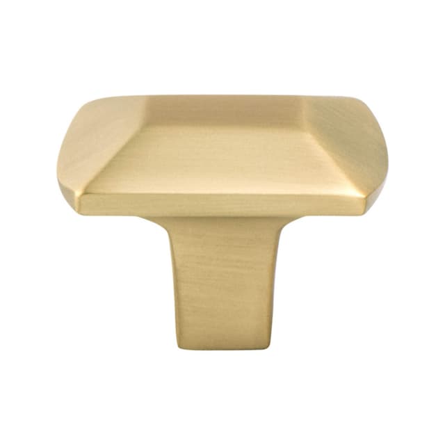 1-7/16" Laura Geometric Knob, Modern Brushed Gold
