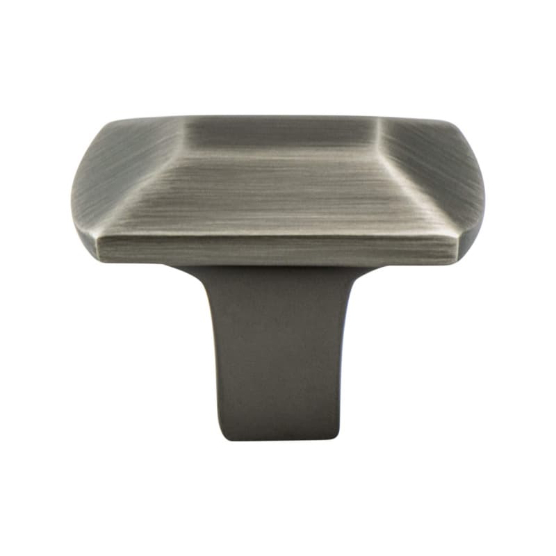 1-7/16" Laura Geometric Knob, Vintage Nickel