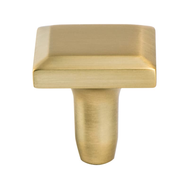 1-3/16" Metro Square Knob, Modern Brushed Gold