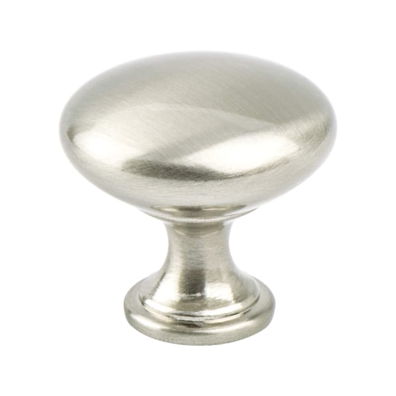 1-3/16" Reprise Round Knob, Brushed Nickel