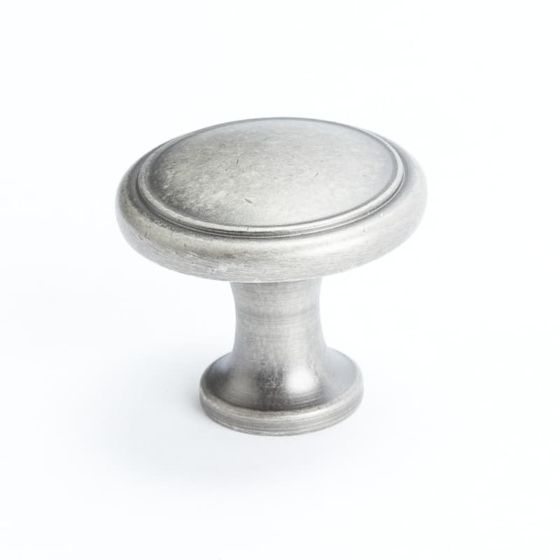 1-1/8" American Classics Ringed Knob, Weathered Nickel
