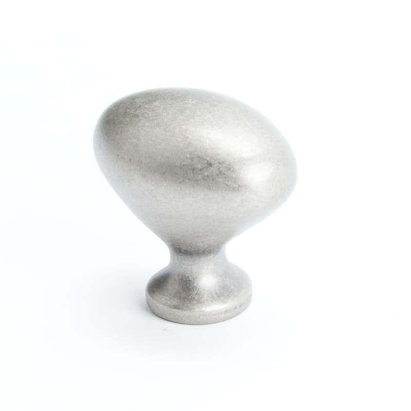 1-5/16" American Classics Oval Knob, Weathered Nickel