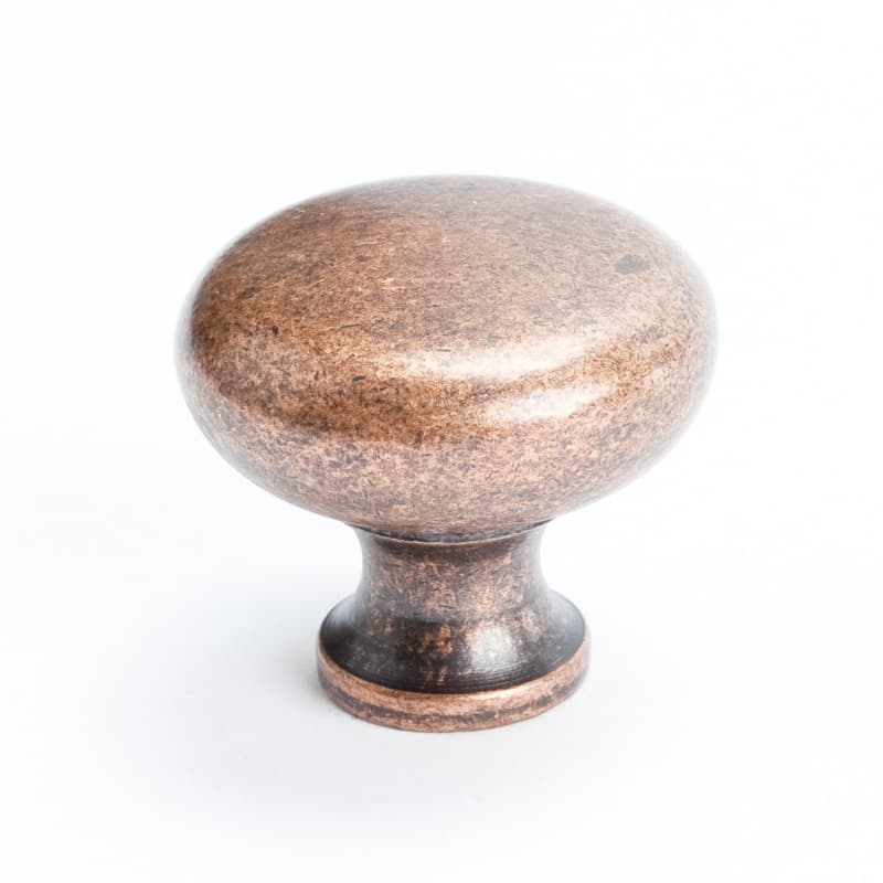 1-3/16" American Classics Round Knob, Weathered Copper