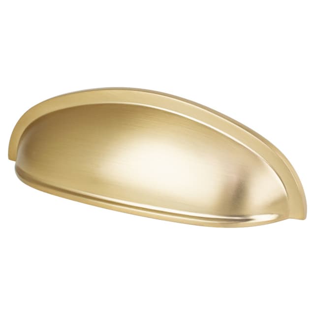 3" Berenson Cup Pull, Modern Brushed Gold