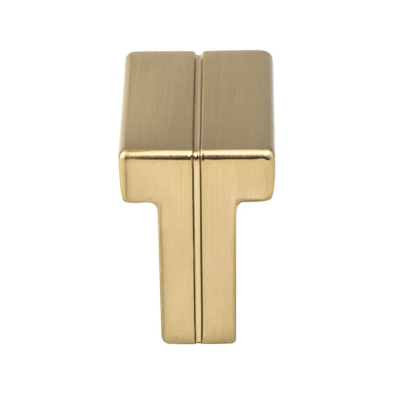 1-3/8" Skyline T-Knob, Modern Brushed Gold