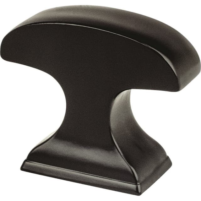 1-3/8" Mod Curved Knob, Matte Black