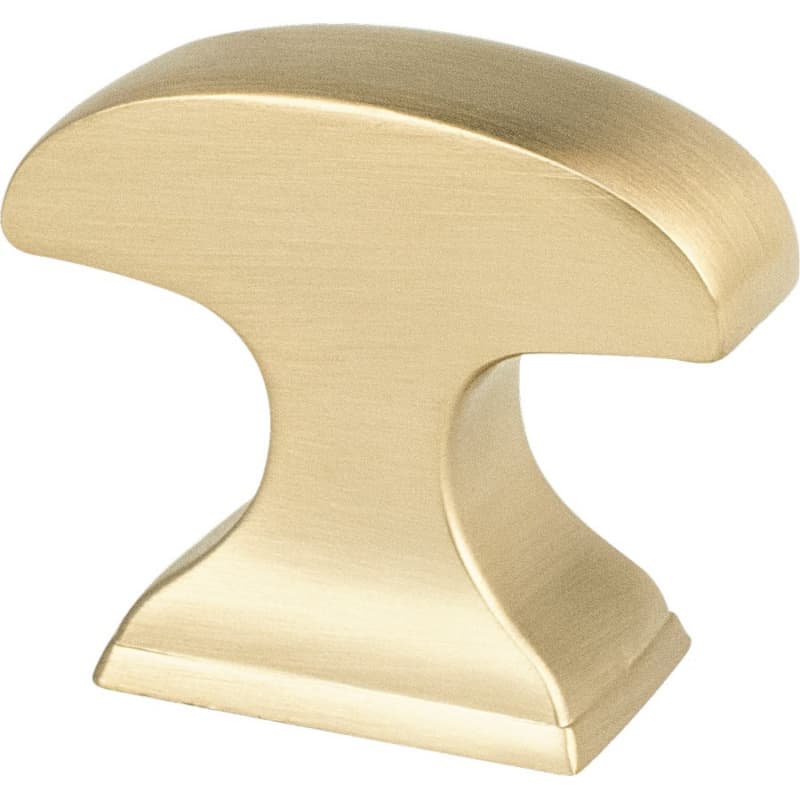 1-3/8" Mod Curved Knob, Satin Champagne
