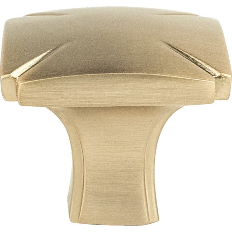 1-5/32" Preferred Square Knob, Satin Champagne