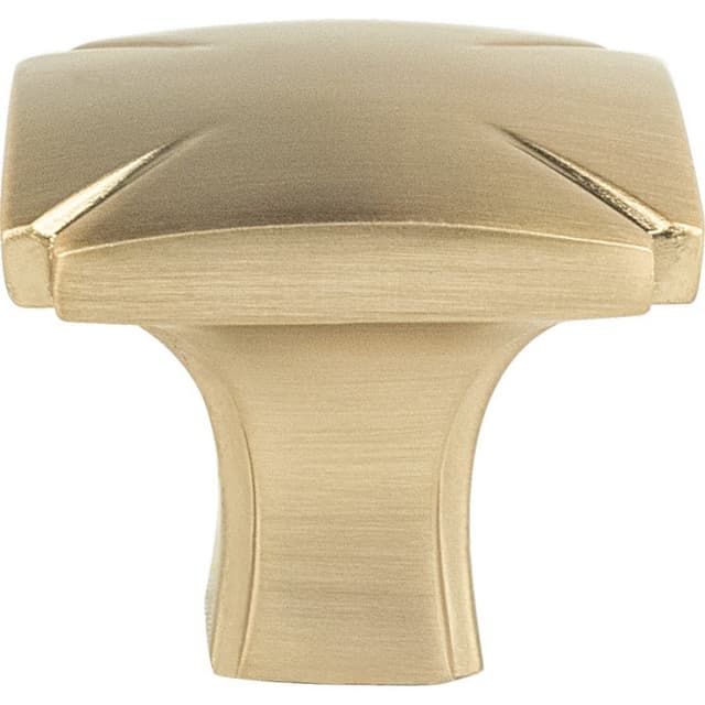 1-5/32" Preferred Square Knob, Satin Champagne
