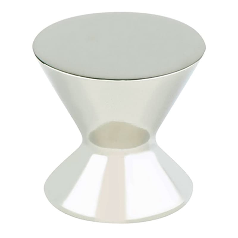 1-1/2" Domestic Bliss Round Knob, Polished Nickel