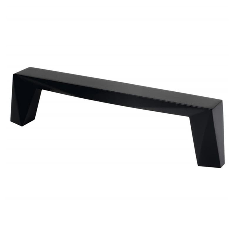 96mm Swagger Cabinet Pull, Matte Black