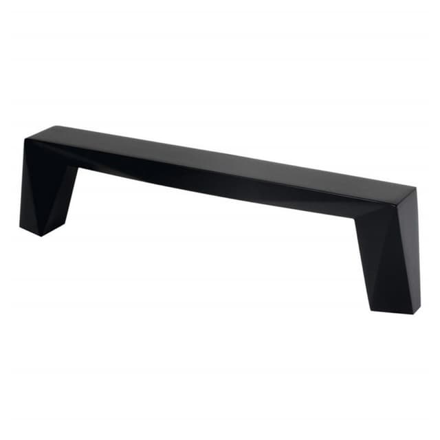 96mm Swagger Cabinet Pull, Matte Black