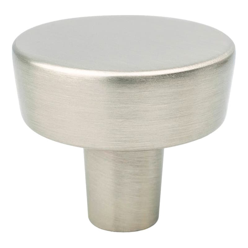 1-9/32" Brookridge Round Knob, Brushed Nickel