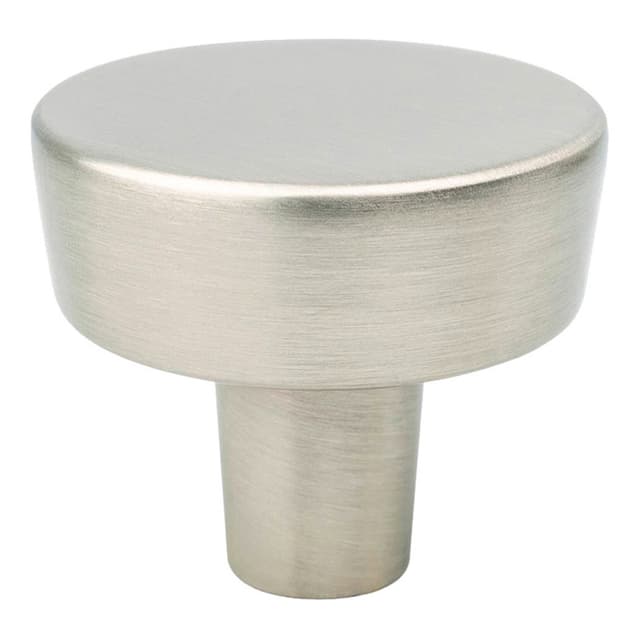 1-9/32" Brookridge Round Knob, Brushed Nickel