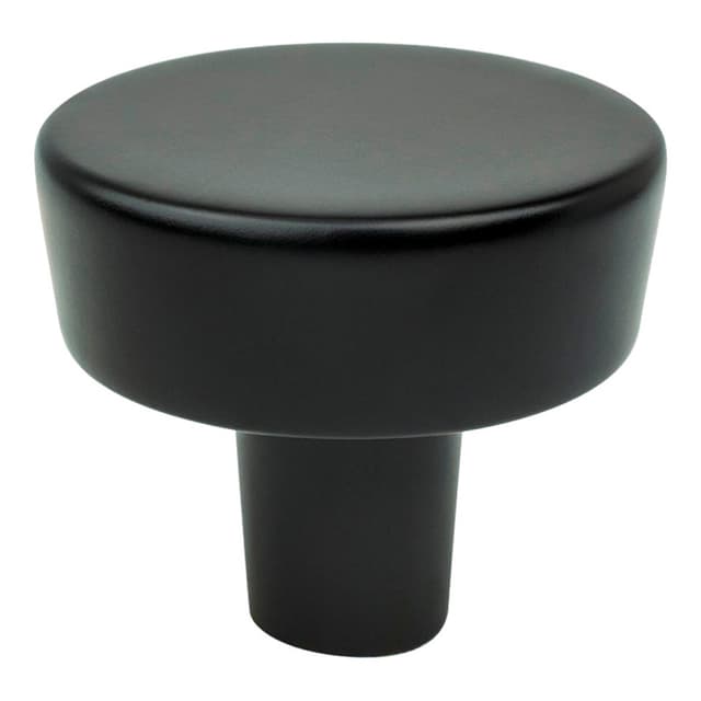 1-9/32" Brookridge Round Knob, Matte Black