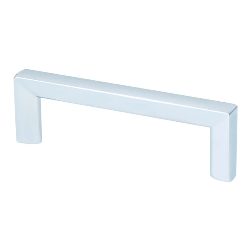96mm Metro Decorative Bar Pull, Polished Chrome