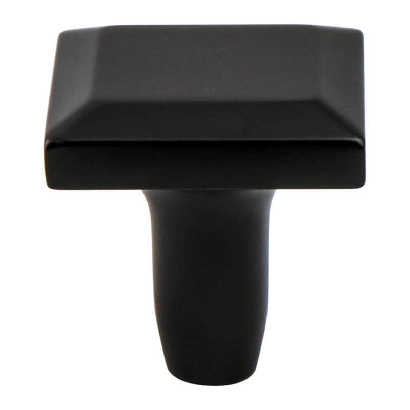 1-3/16" Metro Square Knob, Matte Black