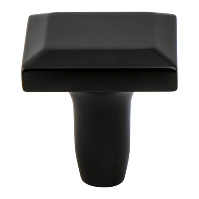1-3/16" Metro Square Knob, Matte Black