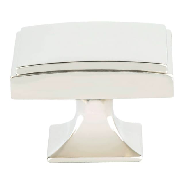 1-9/16" Designers' Group-10 Rectangle Knob, Polished Nickel