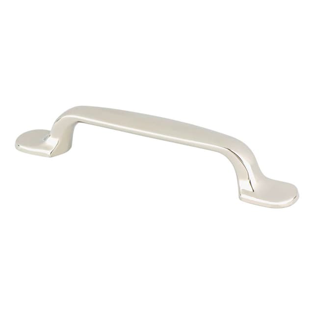 96mm Designers Group-10 Handle Pull, Polished Nickel, 5-1/4" Length