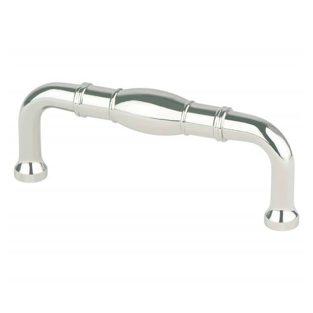3" Designers Group Ten Forte Pull, Polished Nickel