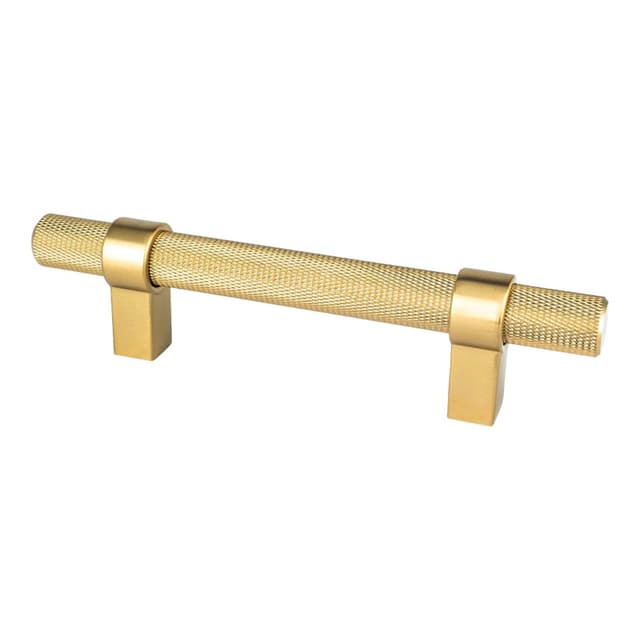 3-25/32" Radial Reign Bar Pull, Modern Brushed Gold