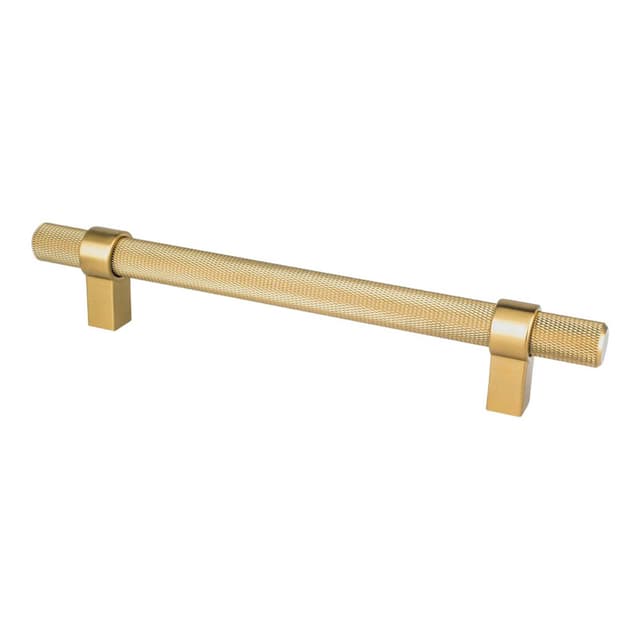 6-5/16" Radial Reign Bar Pull, Modern Brushed Gold