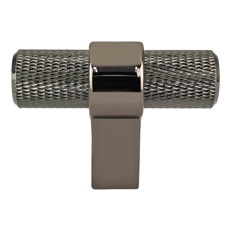 2" Radial Reign T-Handle Knob, Black Nickel