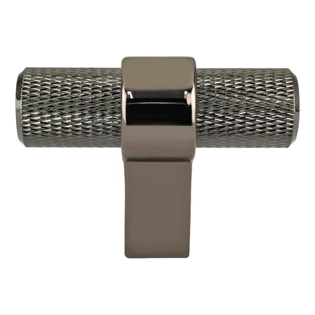 2" Radial Reign T-Handle Knob, Black Nickel
