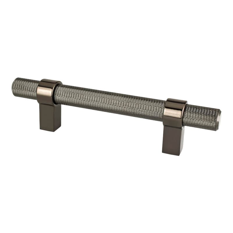 3-25/32" Radial Reign Bar Pull, Black Nickel
